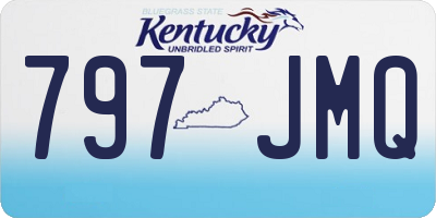 KY license plate 797JMQ