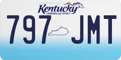 KY license plate 797JMT