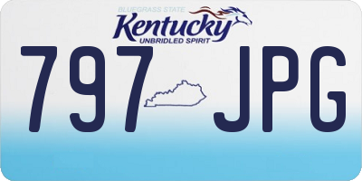 KY license plate 797JPG