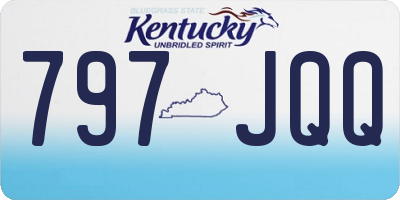 KY license plate 797JQQ