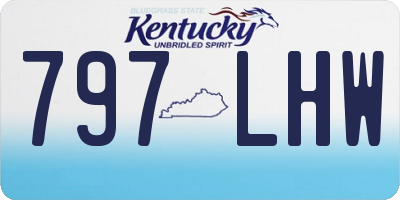 KY license plate 797LHW