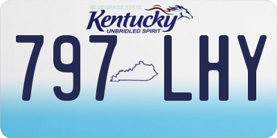 KY license plate 797LHY