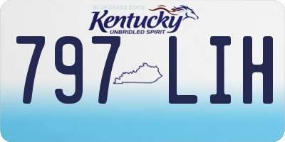 KY license plate 797LIH