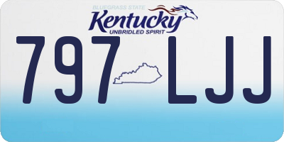 KY license plate 797LJJ