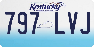KY license plate 797LVJ