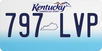 KY license plate 797LVP