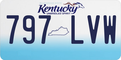KY license plate 797LVW