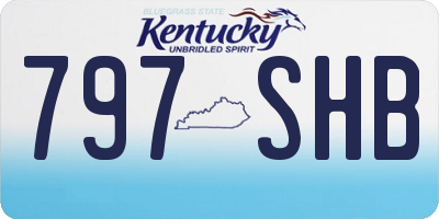 KY license plate 797SHB
