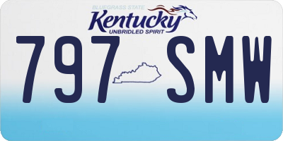 KY license plate 797SMW