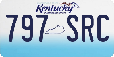 KY license plate 797SRC