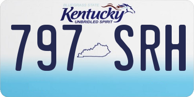 KY license plate 797SRH