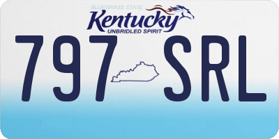KY license plate 797SRL