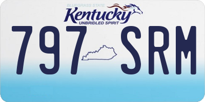 KY license plate 797SRM