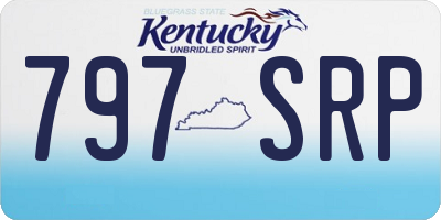 KY license plate 797SRP