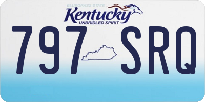 KY license plate 797SRQ