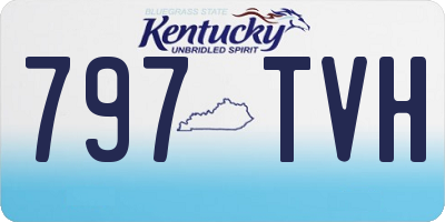 KY license plate 797TVH