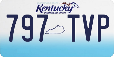 KY license plate 797TVP