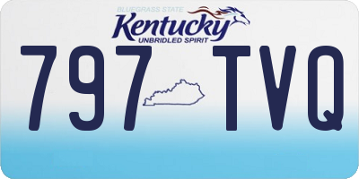 KY license plate 797TVQ