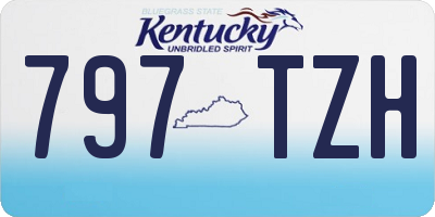 KY license plate 797TZH