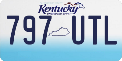 KY license plate 797UTL