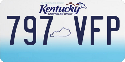KY license plate 797VFP