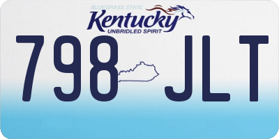 KY license plate 798JLT