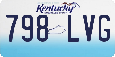 KY license plate 798LVG