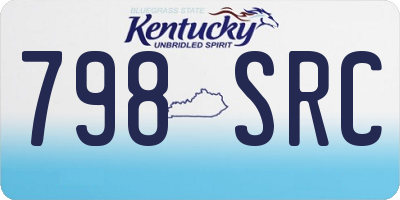 KY license plate 798SRC