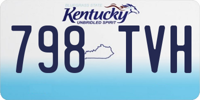 KY license plate 798TVH