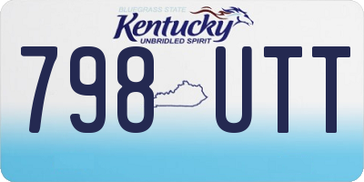 KY license plate 798UTT
