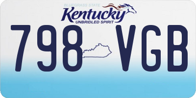 KY license plate 798VGB