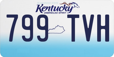 KY license plate 799TVH