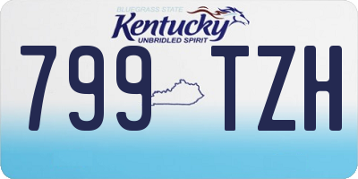 KY license plate 799TZH