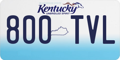 KY license plate 800TVL