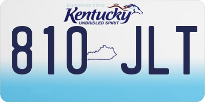 KY license plate 810JLT
