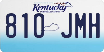 KY license plate 810JMH