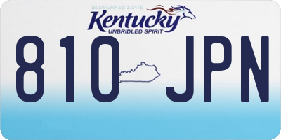 KY license plate 810JPN