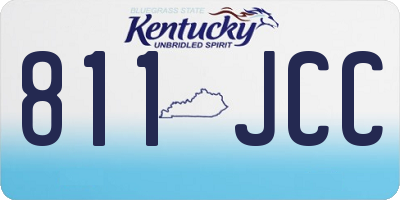 KY license plate 811JCC