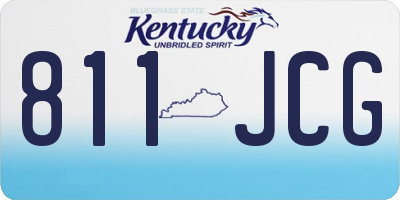 KY license plate 811JCG