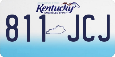 KY license plate 811JCJ