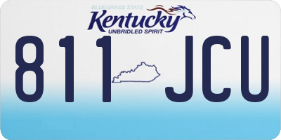 KY license plate 811JCU