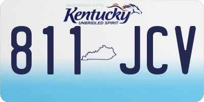 KY license plate 811JCV