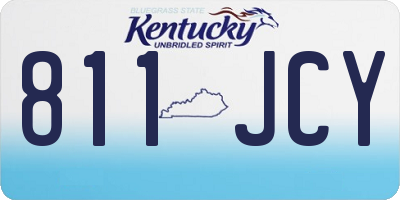 KY license plate 811JCY