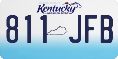 KY license plate 811JFB