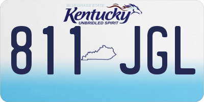 KY license plate 811JGL
