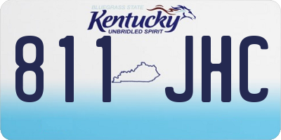 KY license plate 811JHC