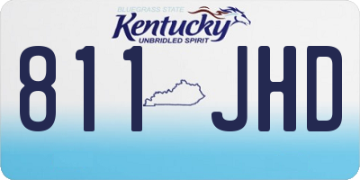 KY license plate 811JHD