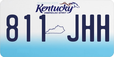 KY license plate 811JHH