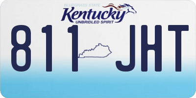 KY license plate 811JHT