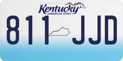 KY license plate 811JJD